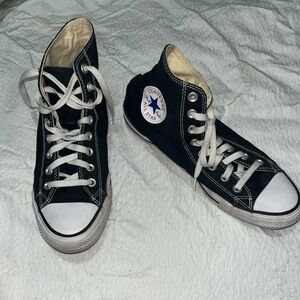 Converse Black and White High-Tops